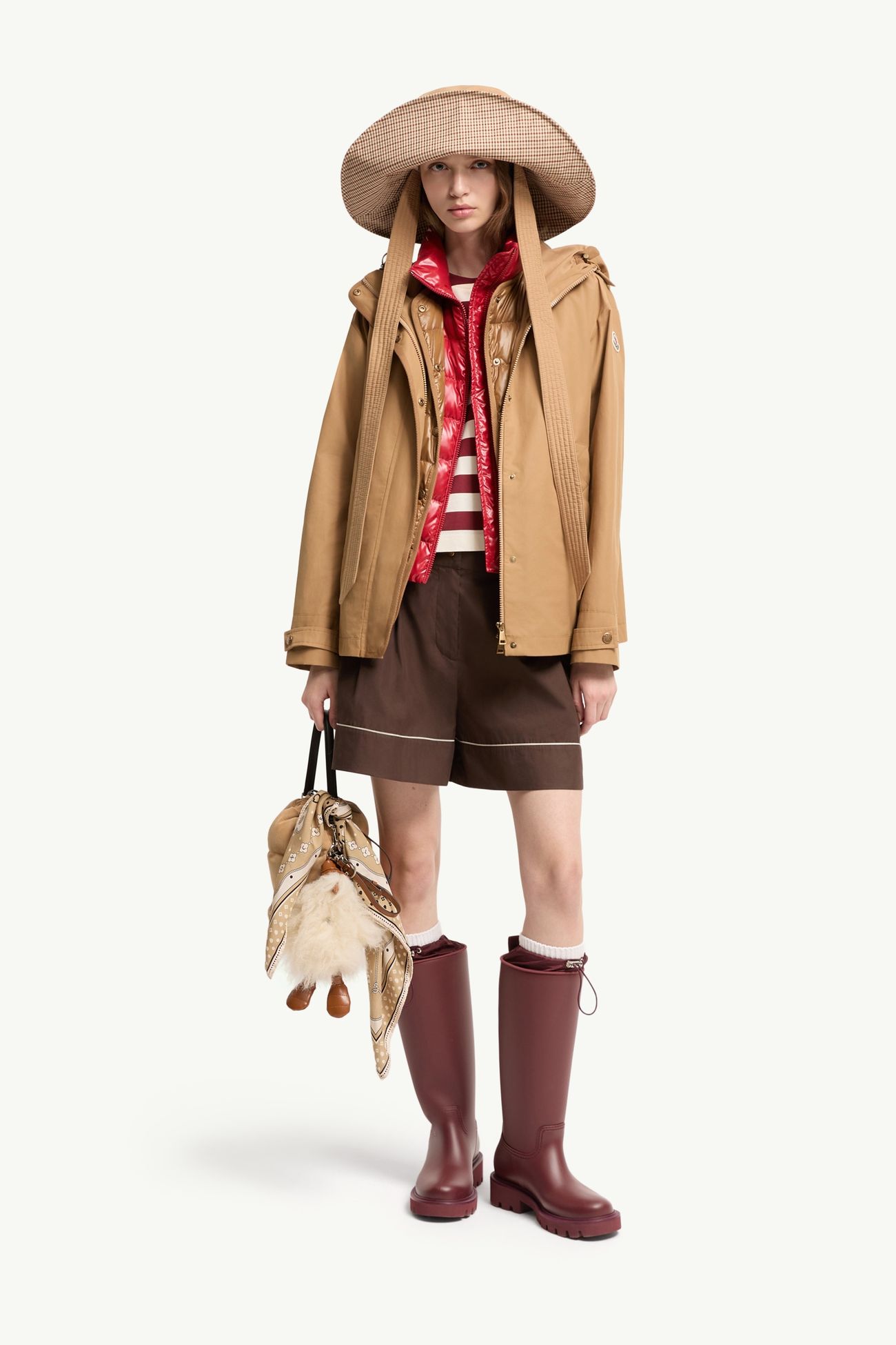 Chocard 3-in-1 ์ผํธ ๋ค์ด ์ฌํท ์ฌ์ฑ ๋ฒ ์ด์ง Moncler 0